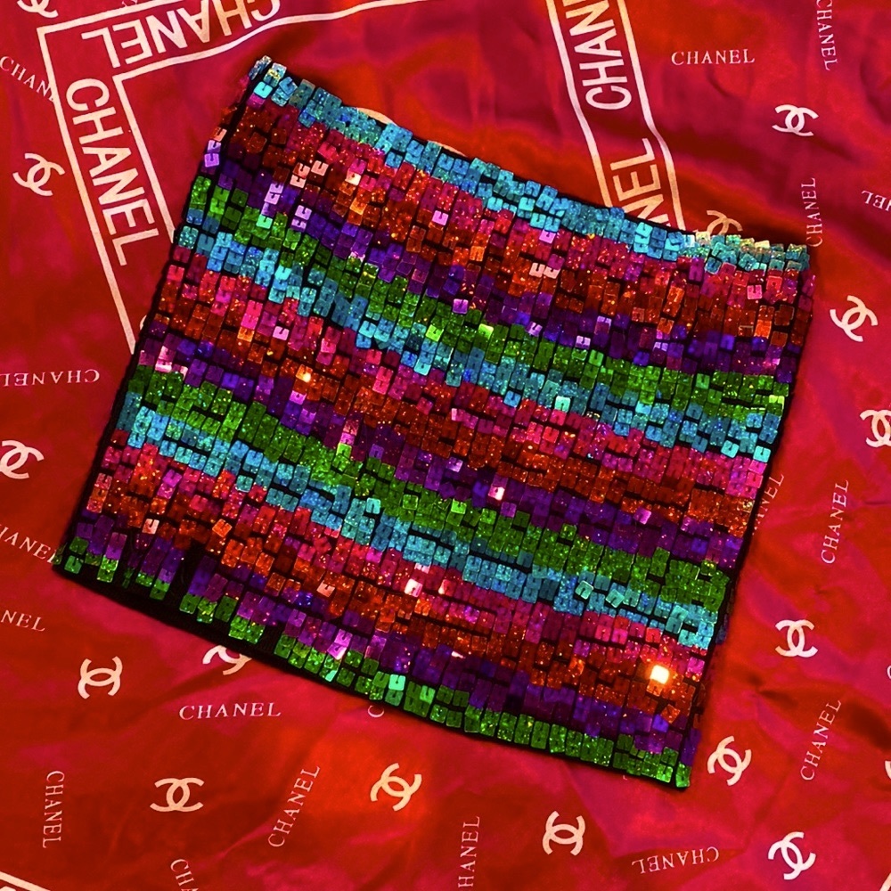 Victorias Secret MODA sequin tube top